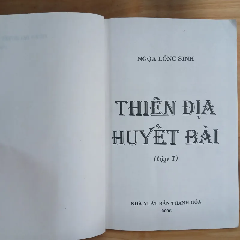 Thiên Địa Huyết Bài (Bộ 6 Tập) - Ngọa Long Sinh 990160