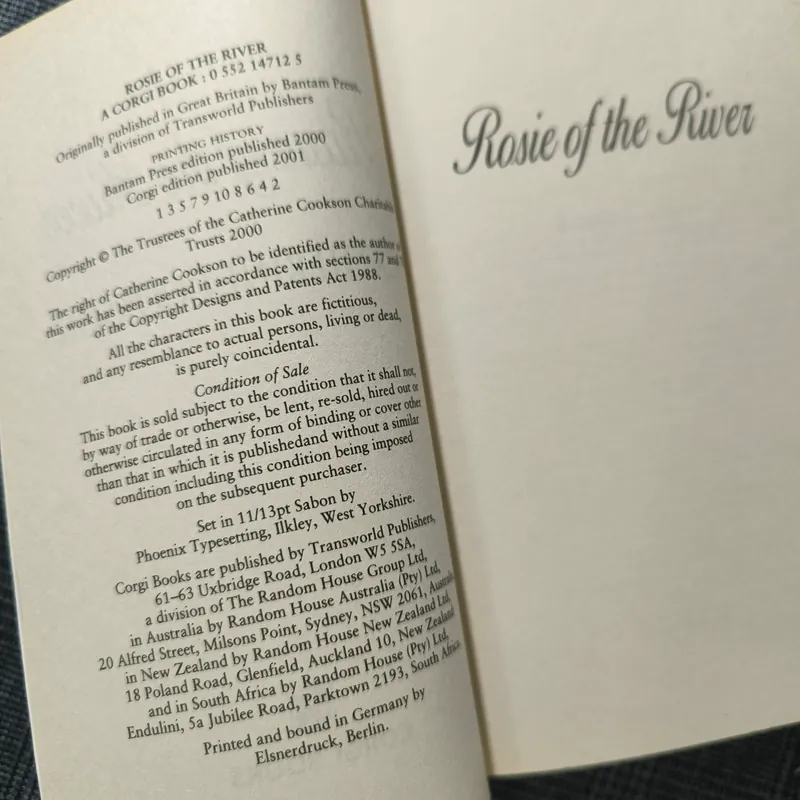 (Văn học Anh) Rosie Of The River - Catherine Cookson 713004