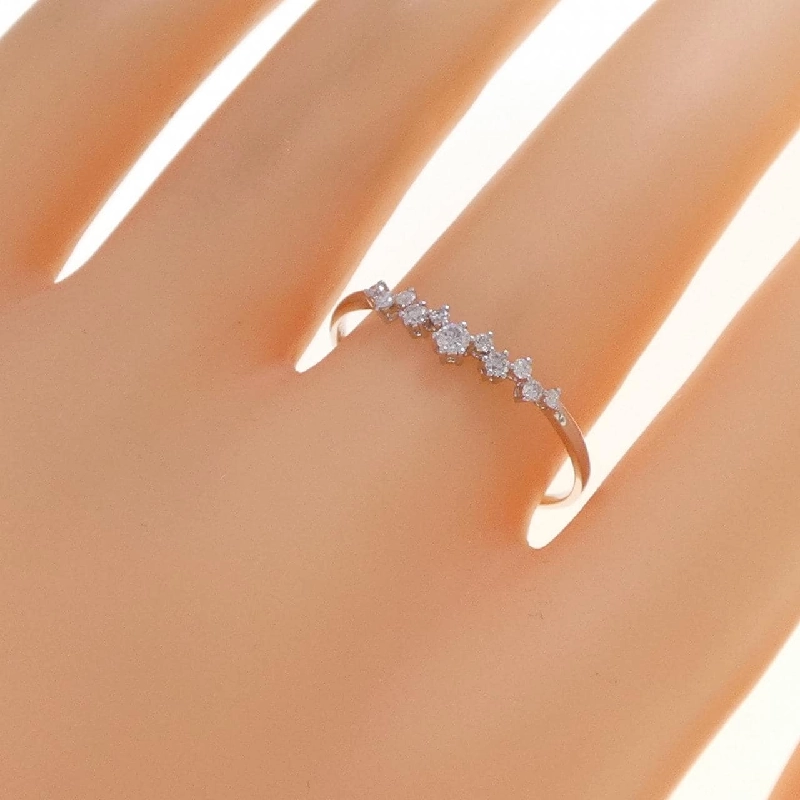 Nhẫn kim cương 750WG 0.162CT - Hàng hiệu Authentic 849554