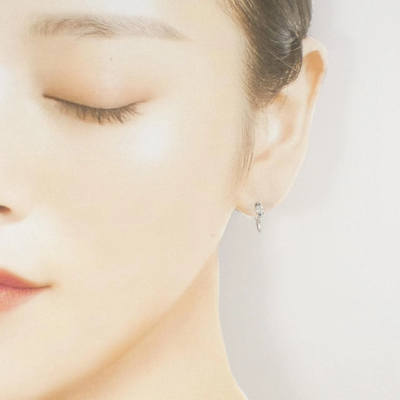 Bông tai kim cương hoa PT900 0.10CT - Hàng hiệu Authentic 867392