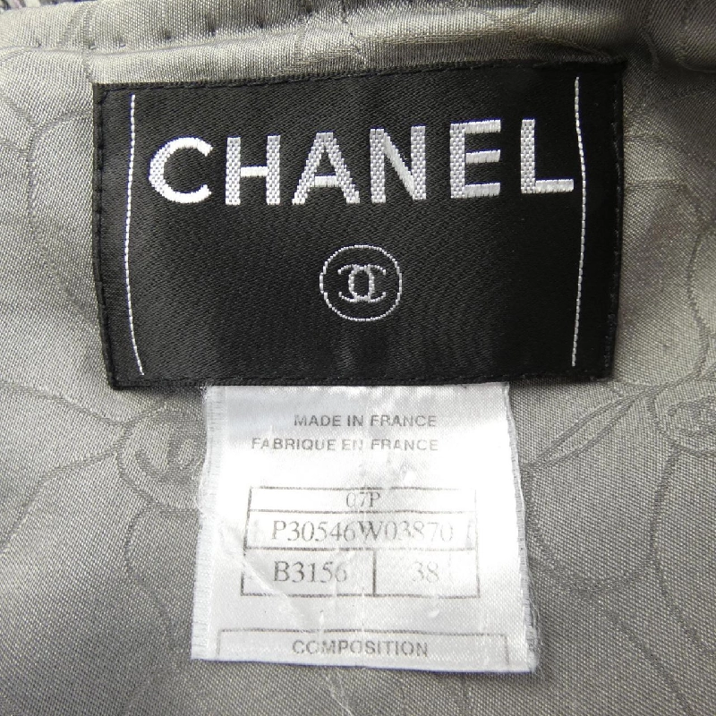 【Mã giảm giá】Áo khoác không cổ CHANEL 640920