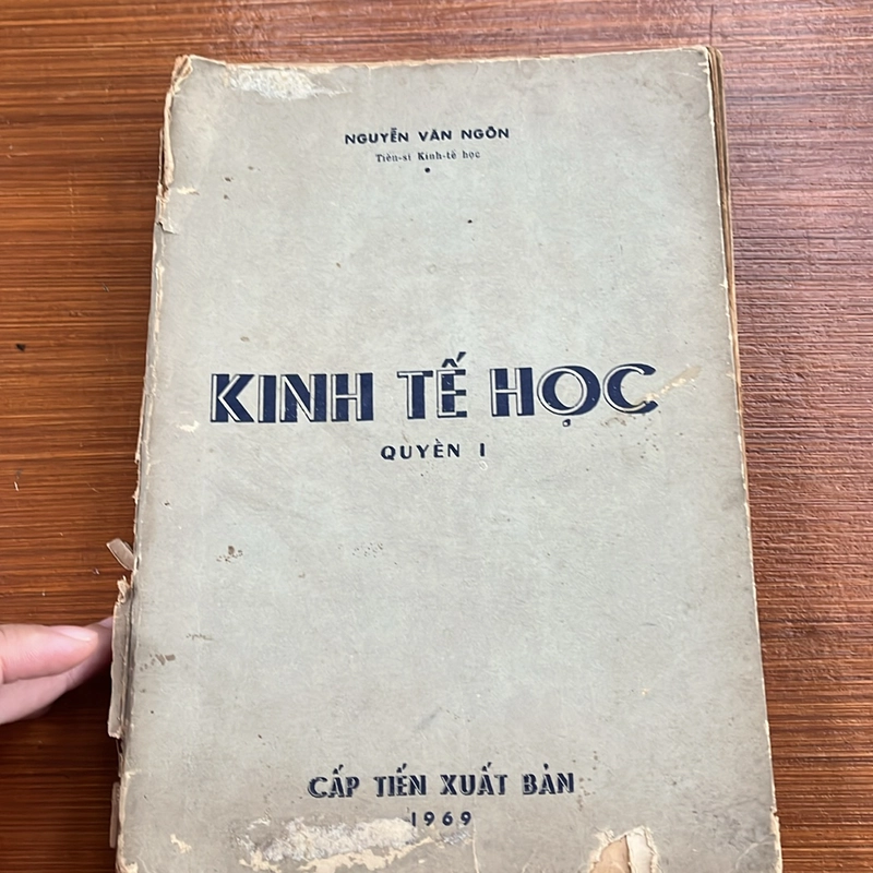 Kinh Tế Học - Nguyễn Văn Ngôn 1969 [sách xưa] 494503