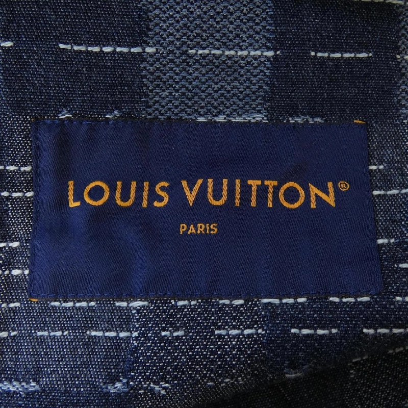 Áo khoác denim Louis Vuitton LOUIS VUITTON Damier Denim Workwear Blouson HTA80WWIO - Hàng hiệu Authentic 894047