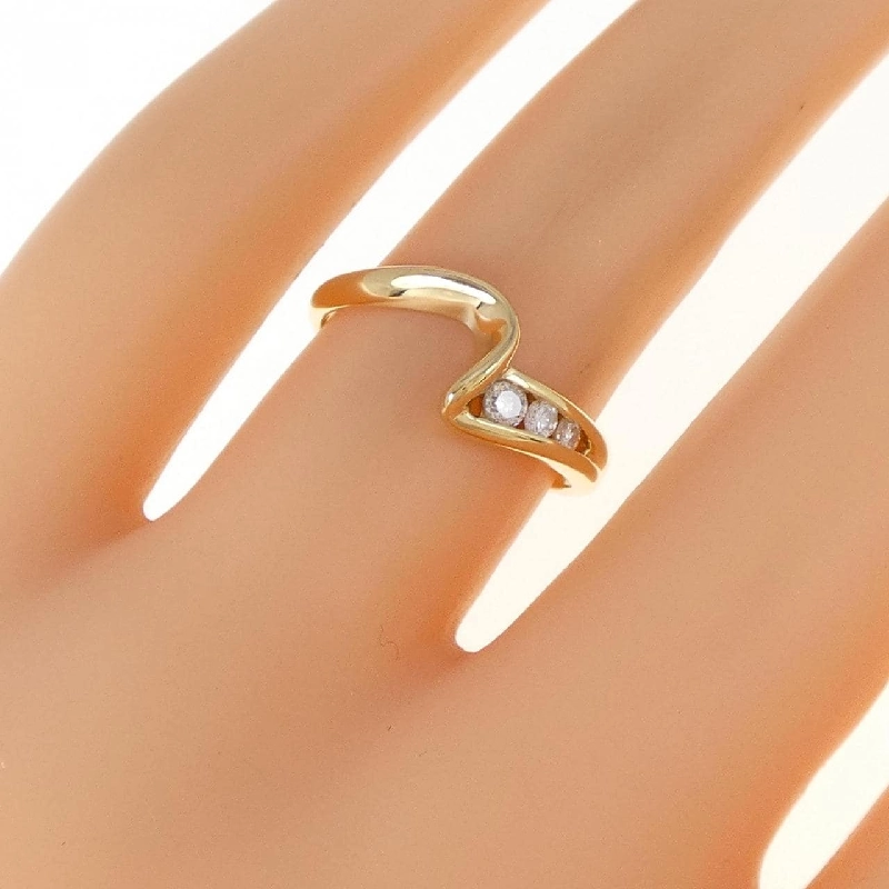 Nhẫn kim cương K18YG 0.11CT - Hàng hiệu Authentic 859367