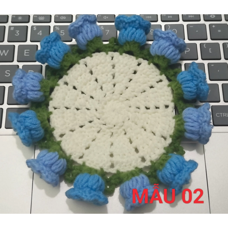 MÓC LEN - TREND THẢM HOA (bản lót ly - mini) - Net width: 10cm, Gross width: 15cm 436624