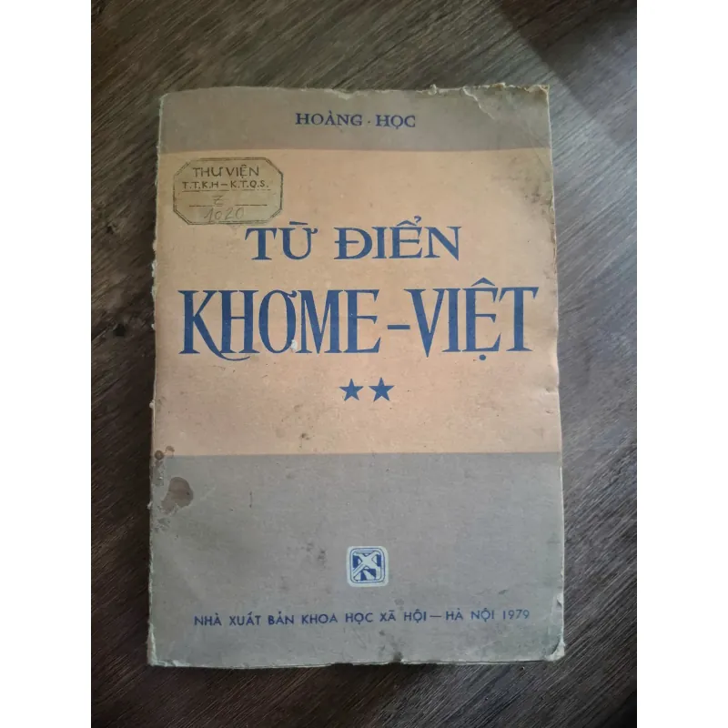 TỪ ĐIỂN KHƠME-VIỆT - HOÀNG HỌC 726432