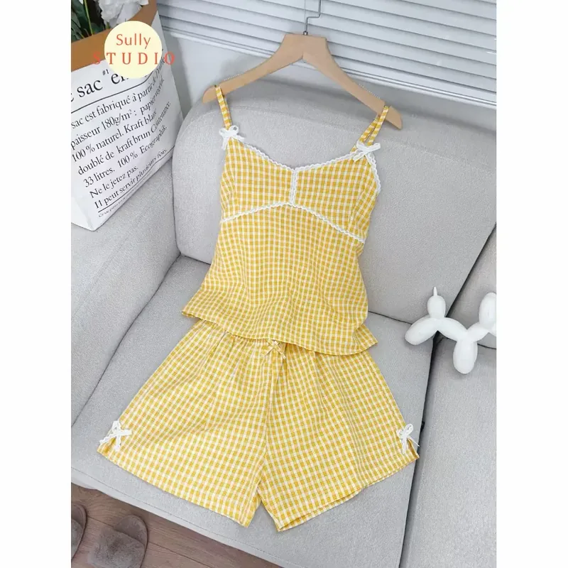 New Bộ ngủ 2 dây cotton Hàn Quốc 698151