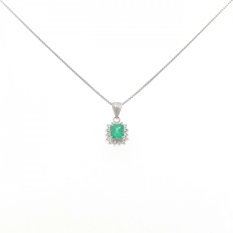 Dây chuyền ngọc lục bảo PT900/PT850 0.69CT - Hàng hiệu Authentic 857754