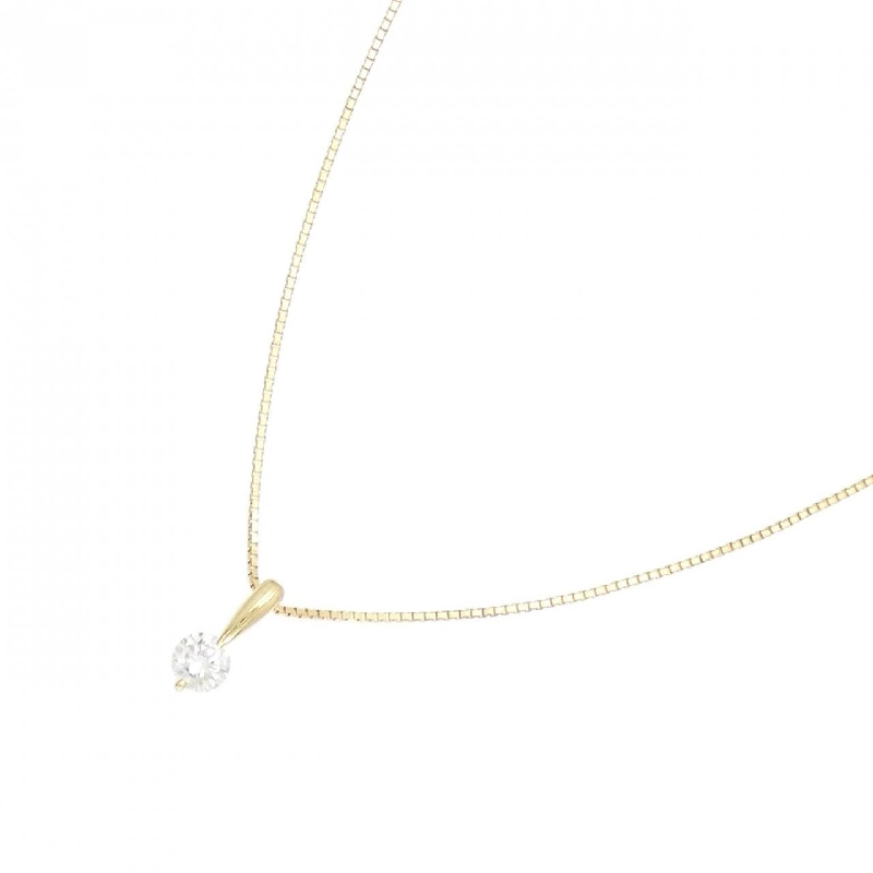 K18YG Solitaire Dây chuyền kim cương 0.36CT - Hàng hiệu Chính hãng 859158