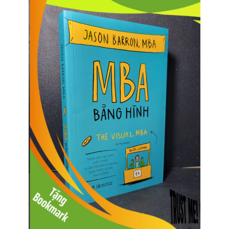 (TẶNG BOOKMARK) MBA bằng hình mới 90% bẩn nhẹ 2023 Jason Barron RBK2205 QUẢN TRỊ 947717