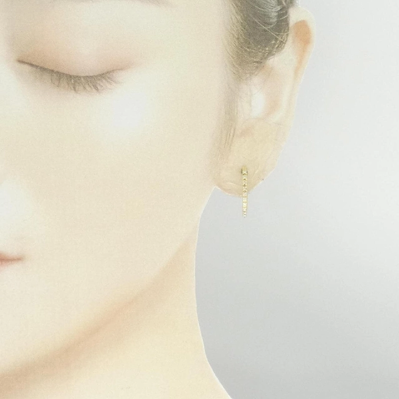 K18YG Bông tai kim cương 0.20CT - Hàng hiệu Chính hãng 871728