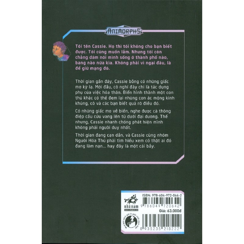 Animorphs - Người Hóa Thú - Tập 4: Thông Điệp - K. A. Applegate 59098