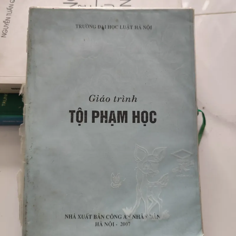 Giáo trình tội phạm học  575585