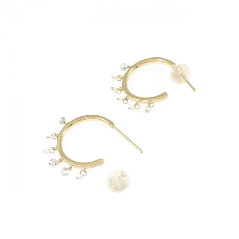 K18YG Bông tai kim cương 0.41CT - Hàng hiệu Chính hãng 869587