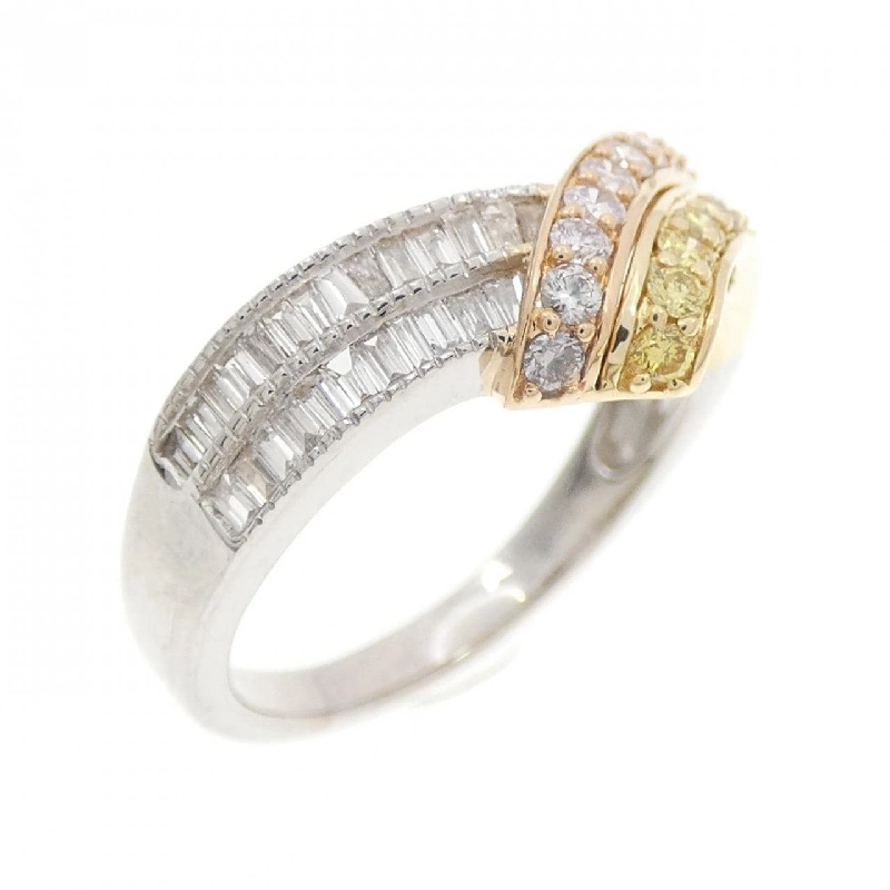 Nhẫn kim cương ba màu K18 0.55CT 666515