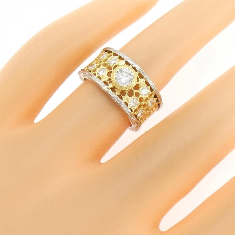 Nhẫn kim cương 750YG/750WG - Hàng hiệu Authentic 851540