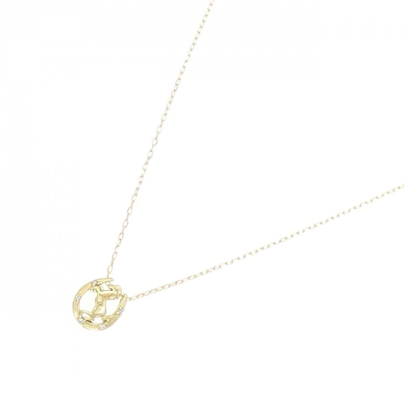 K18YG Dây chuyền kim cương 0.02CT - Hàng hiệu Chính hãng 866611