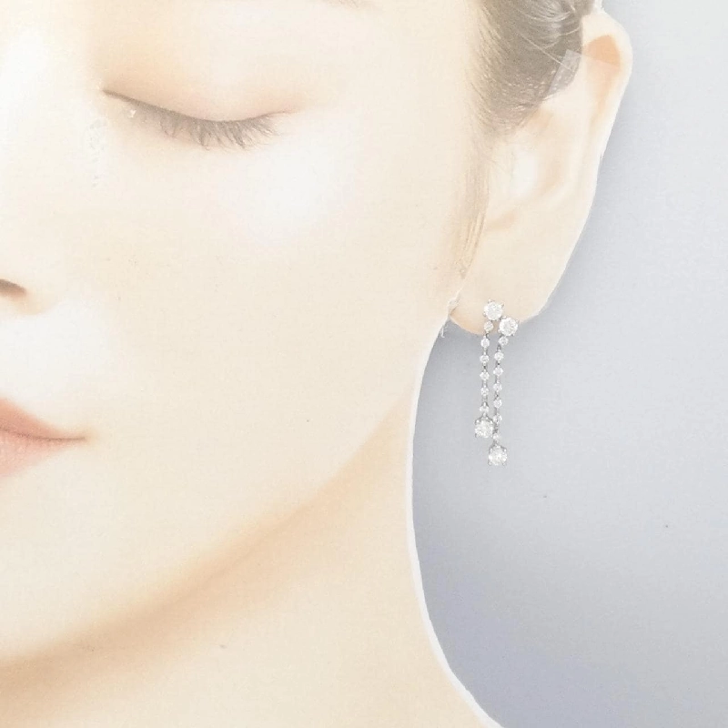 PT900 Bông tai kim cương 1.74CT - Hàng hiệu Chính hãng 876899