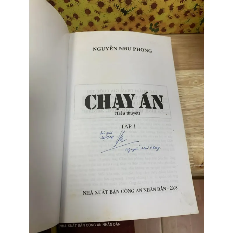 Chạy Án - Nguyễn Như Phong - Trọn bộ - Có chữ ký tác giả 782427