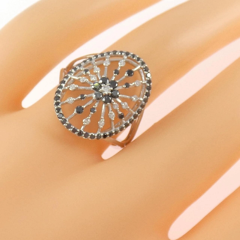 Nhẫn kim cương hoa K18WG 0.56CT - Hàng hiệu Authentic 849089