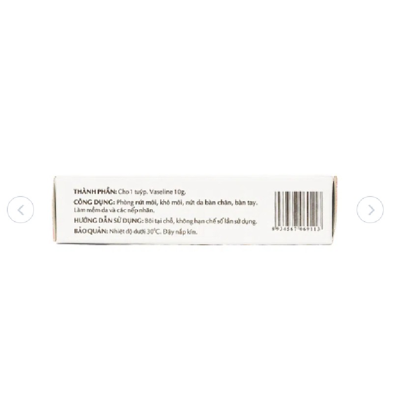 Kem Dưỡng Ẩm Da Vaseline Pure 10G 2997