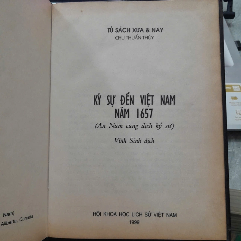 KÝ SỰ ĐẾN VIỆT NAM NĂM 1657 - CHU THUẤN THỦY 471355