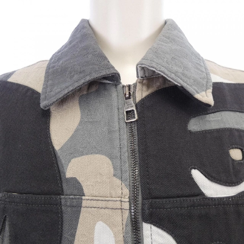 Áo khoác denim patchwork đặt làm theo yêu cầu LOUIS VUITTON HPA87WCKL - Hàng hiệu Authentic 886835