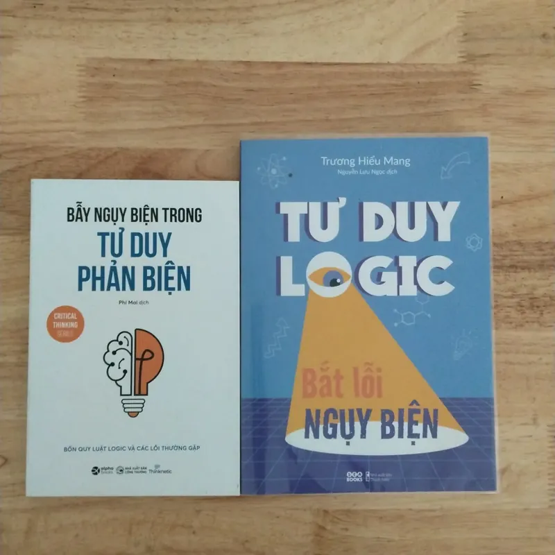 Combo Bẫy ngụy biển trong tư duy phản biện và tư duy lôgic bắt lỗi ngụy biện 591256