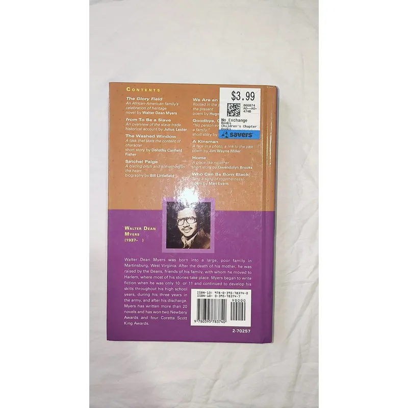 The Glory Field by Walter Dean Myers (hardcover) 735580