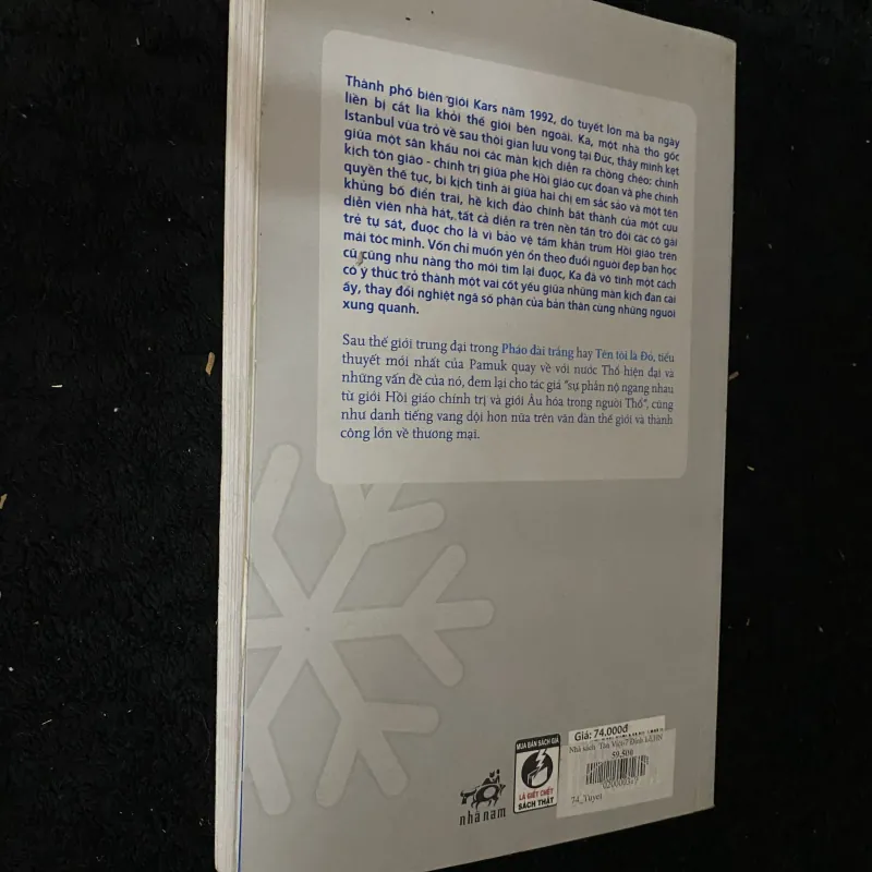 Tuyết của nhà văn đoạt giải Nobel Orhan Pamuk 1038038