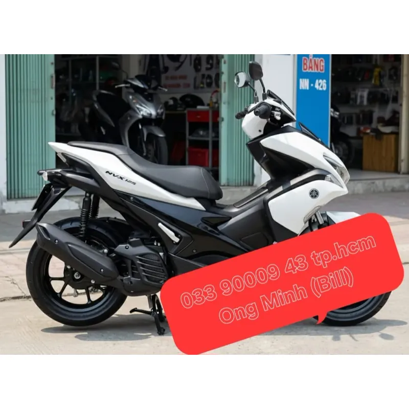 Xe máy Yamaha NVX 155 phân khối màu trắng đen chính hãng 782418