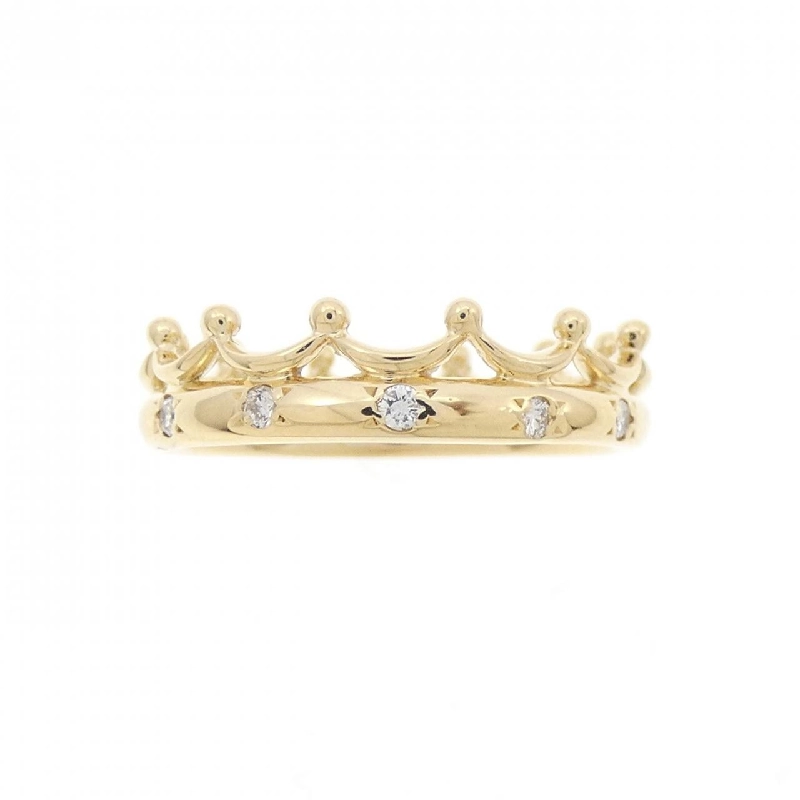 Nhẫn kim cương K18YG 672282