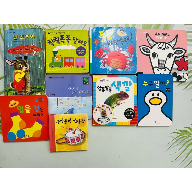 Set boardbook tiếng Hàn B34  1066253