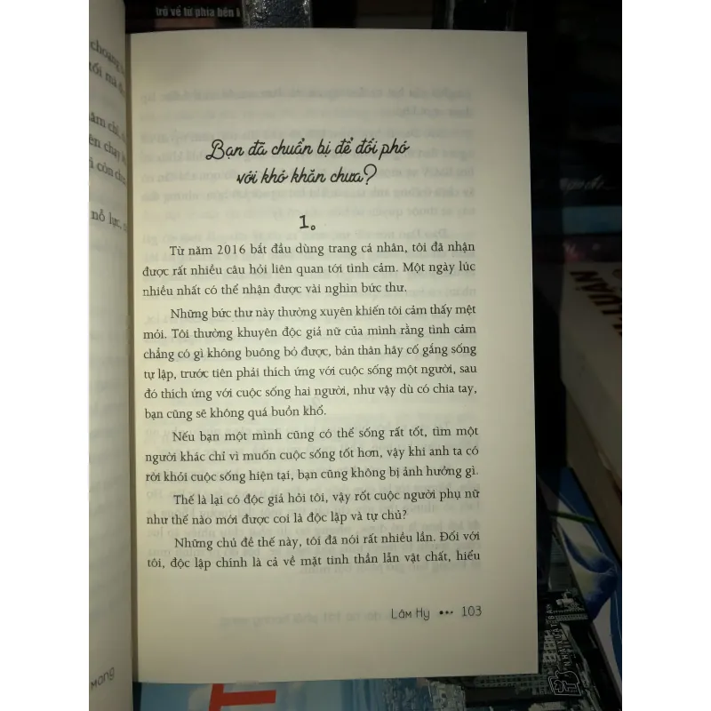 Đời còn dài hà tất phải hoang mang - Lâm Hy 781223