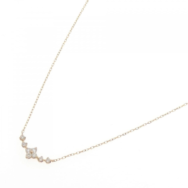 Dây chuyền kim cương hoa Kumikyoku 0.13CT - Hàng hiệu Authentic 839623