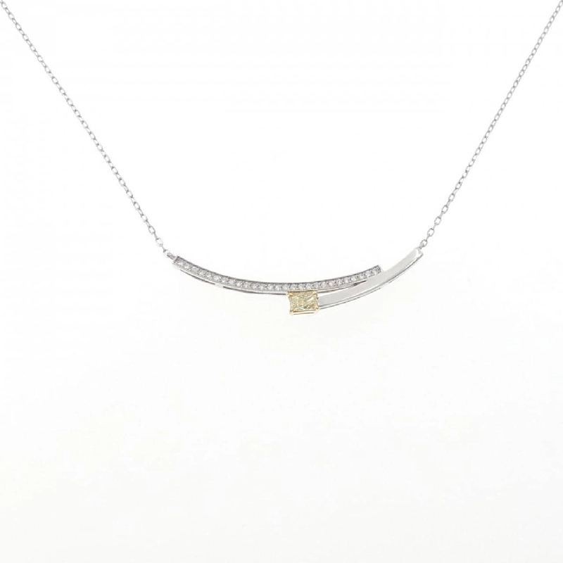 Dây chuyền kim cương PT900/K18YG/PT850 0.271CT - Hàng hiệu Chính hãng 858196