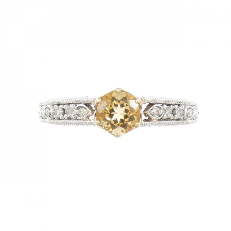 Nhẫn Topaz Hoàng Đế PT900/K18YG - Hàng hiệu Authentic 853257