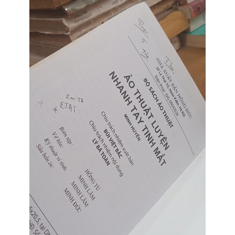 Ảo Thuật Luyện Nhanh Tay Tinh Mắt - Minh Huyền 793071