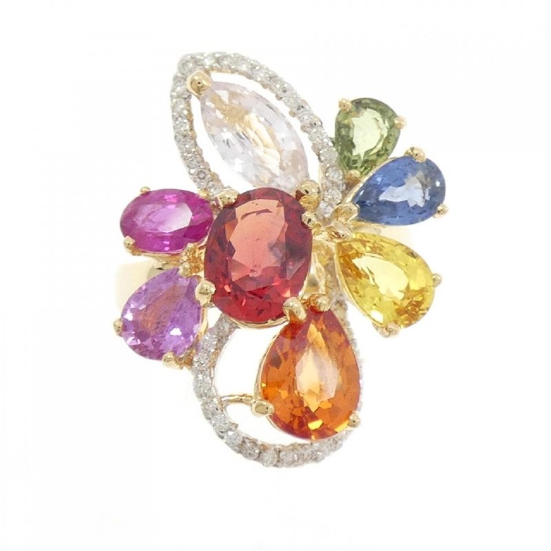 Nhẫn đá màu 750YG/750WG - Hàng hiệu Authentic 846687