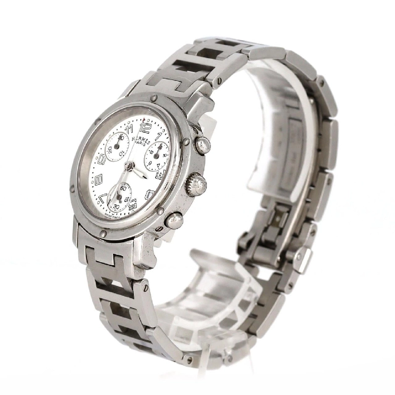 Hermès Clipper Chronograph CL1.310 SS Quartz - Hàng hiệu Authentic 874624