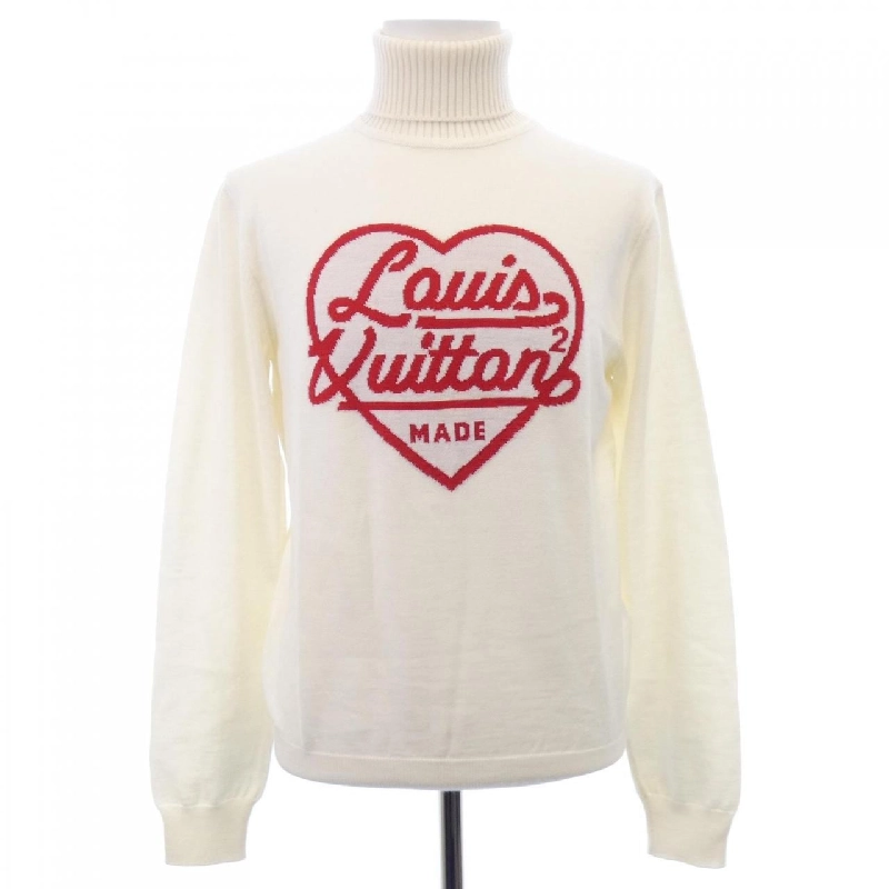 Louis Vuitton LOUIS VUITTON Áo len cổ lọ hình trái tim [Giới hạn Nhật Bản] HMN05WZLL NIGO - Hàng hiệu Chính hãng 896364