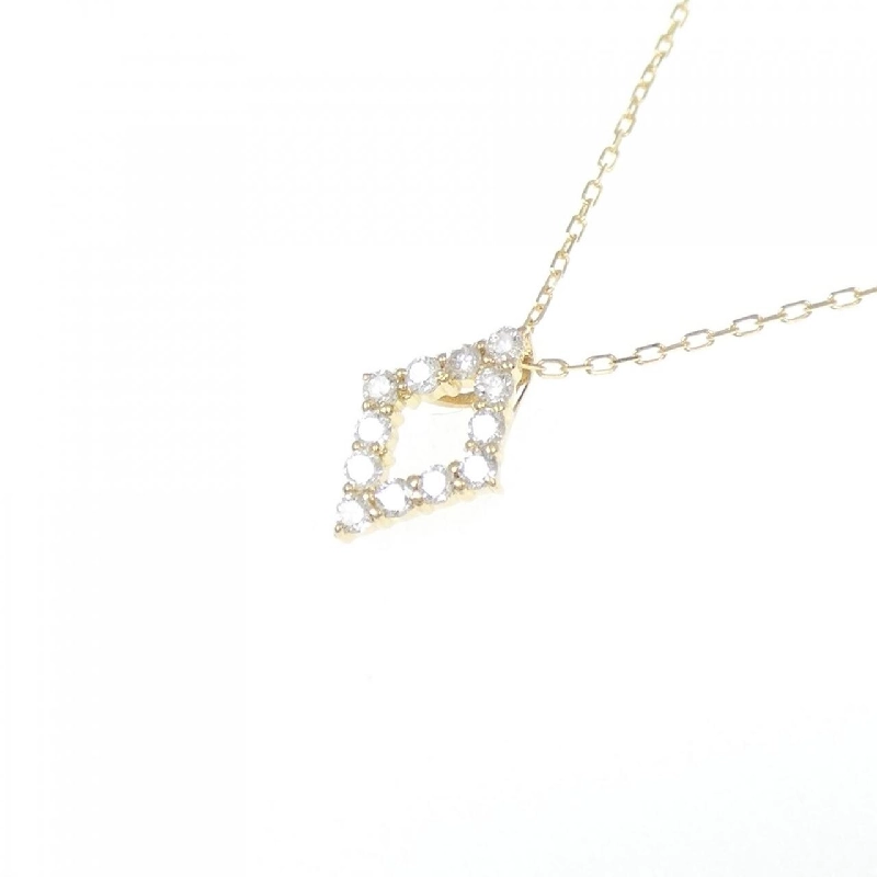 Dây chuyền kim cương K18YG 0.10CT - Hàng hiệu Chính hãng 860154