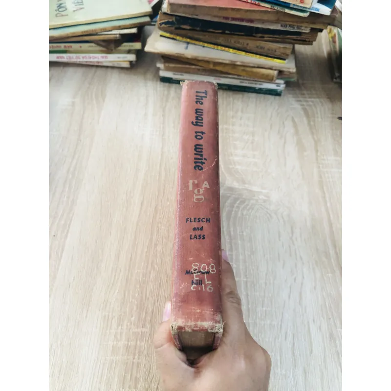 The way to write – sách tiếng Anh cổ, bìa cứng 1955 929087