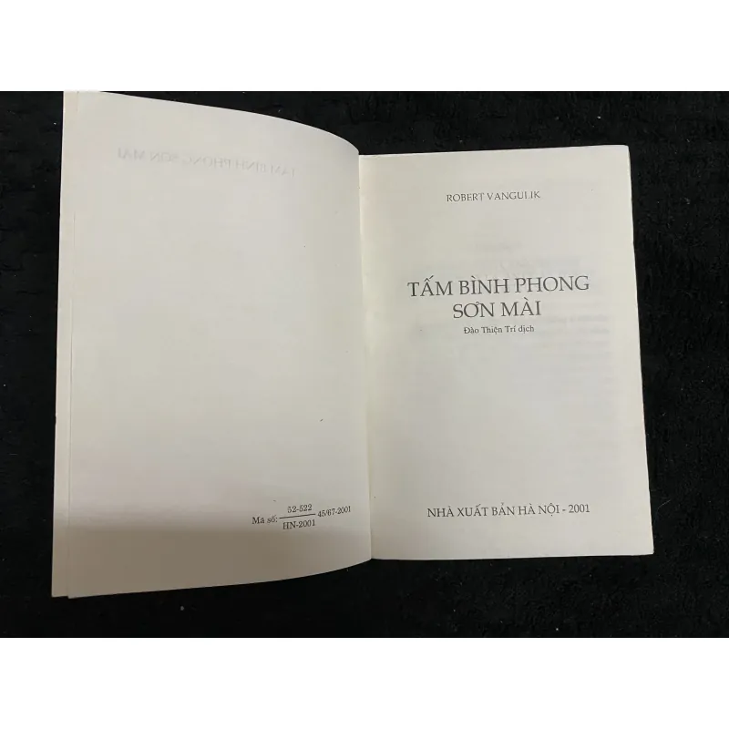 Tấm bình phong sơn mài- Robert Van Gulik 1021955