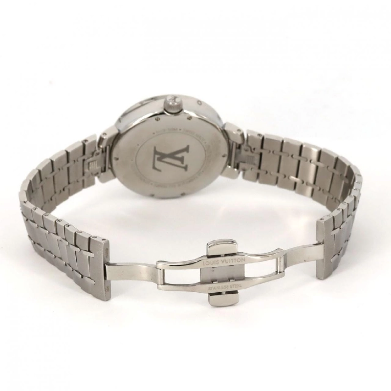 Louis Vuitton Tambour Moon Dual Time QA106 SS Quartz - Hàng hiệu Authentic 873362