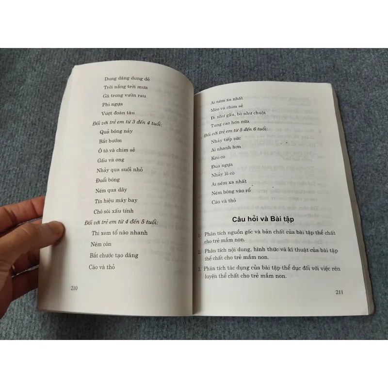 GIÁO TRÌNH LÍ LUẬN VÀ PHƯƠNG PHÁP GIÁO DỤC THỂ CHẤT CHO TRẺ EM LỨA TUỔI MẦM NON 729267
