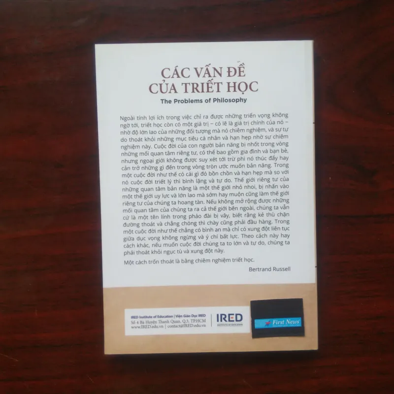 [Sách Triết Học] Các Vấn Đề Triết Học (Bertrand Russell) 998049