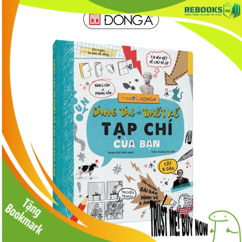 (TẶNG BOOKMARK) Sáng tác và thiết kế tạp chí của bạn Sách thiếu nhi 951572