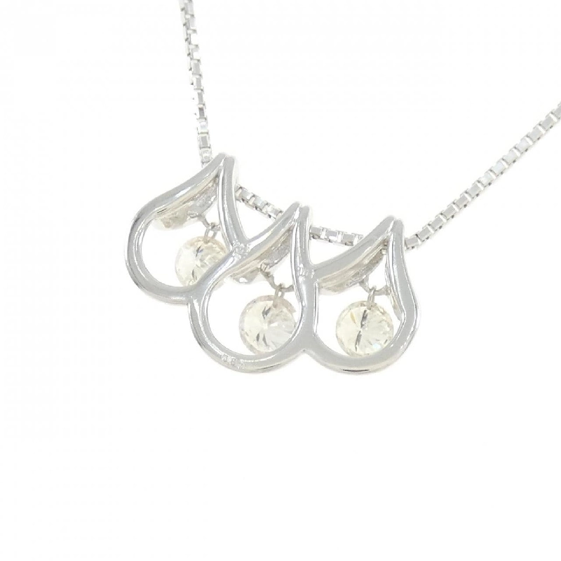 K18WG Dây chuyền kim cương 0.80CT - Hàng hiệu Chính hãng 861348