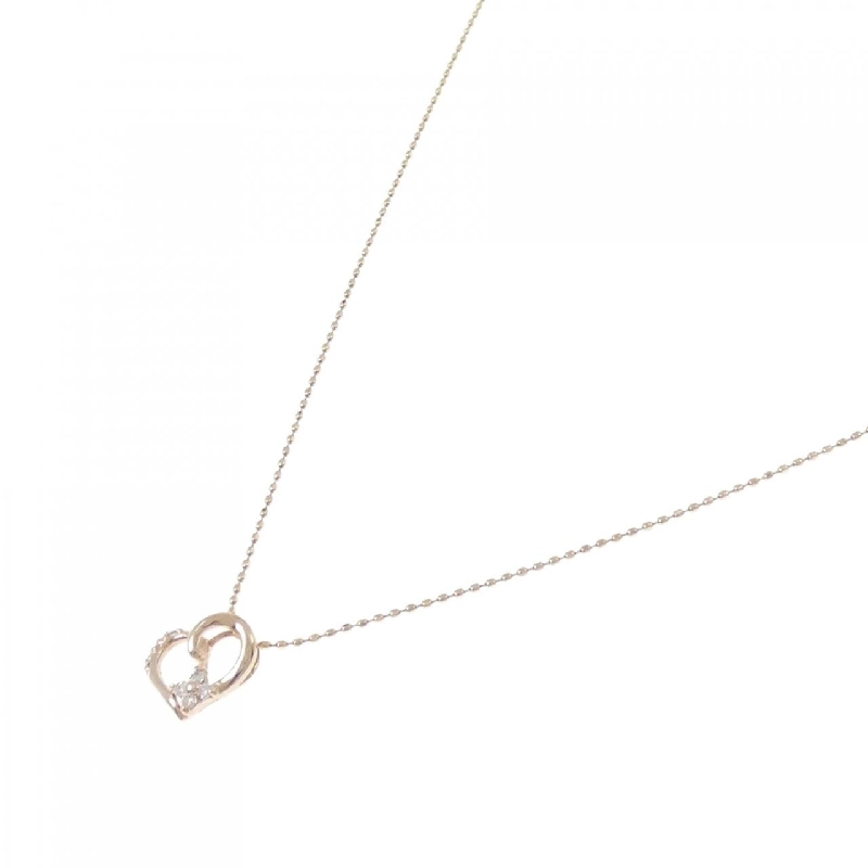 K10PG Dây chuyền kim cương hình trái tim 0.05CT - Hàng hiệu Chính hãng 860480